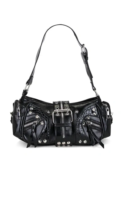 8 Other Reasons Faux Nappa Shoulder Bag In Black