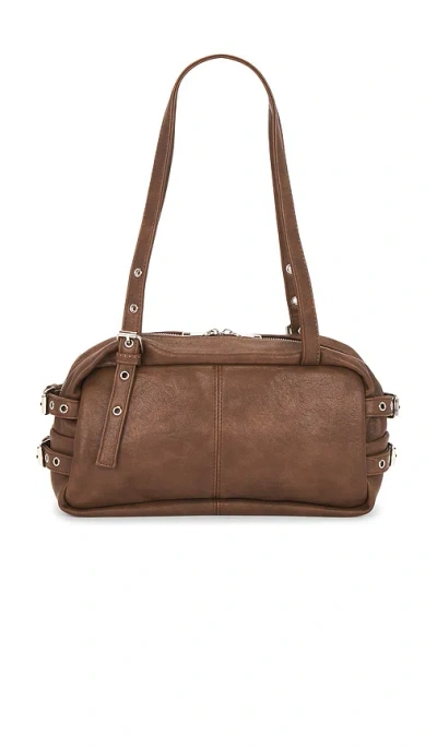 8 Other Reasons Faux Nappa Shoulder Bag In Brown