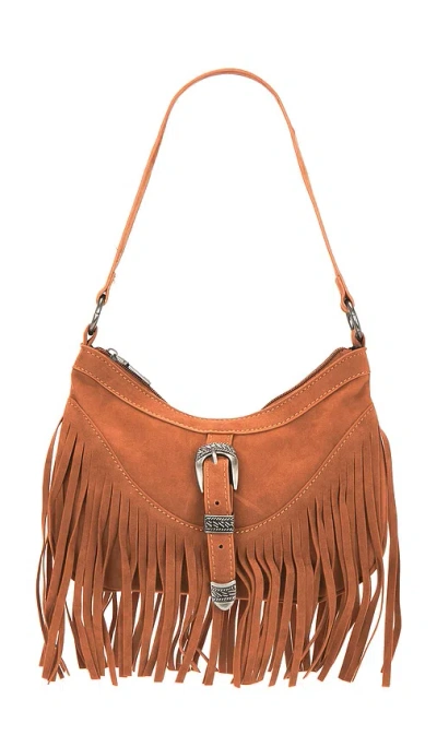 8 Other Reasons Faux Nappa Suede Shoulder Bag In Pink