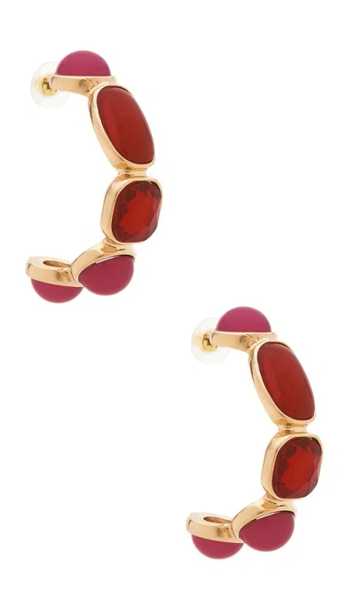 8 Other Reasons Gemini Hoops Earrings In Red
