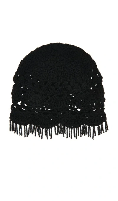 8 Other Reasons Hand-crocheted Beanie In Black