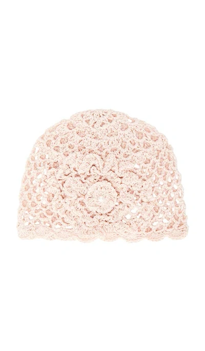 8 Other Reasons Hand-crocheted Beanie In Pink