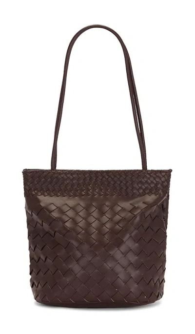 8 Other Reasons Jesse Woven Tote Bag In Dark Brown