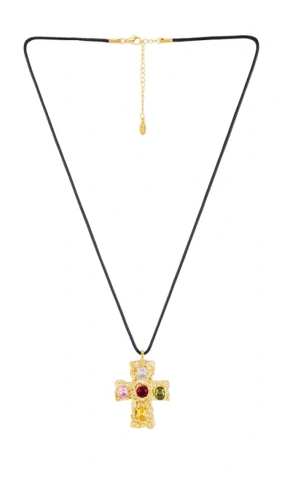 8 Other Reasons Jewel Cross Necklace In 골드