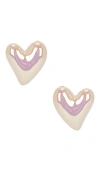 8 Other Reasons Locket Dainty Stud Earrings In 金色