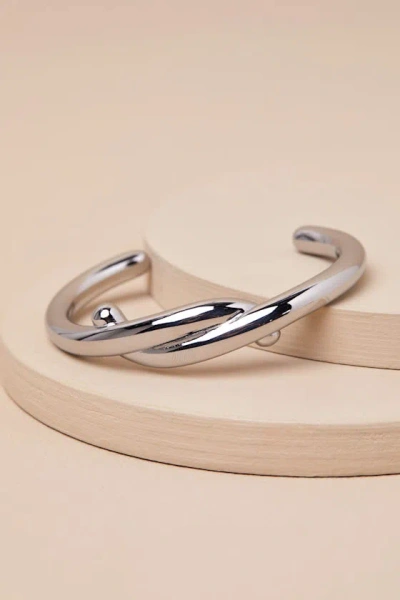 8 Other Reasons Marty Silver Twist Cuff Bracelet