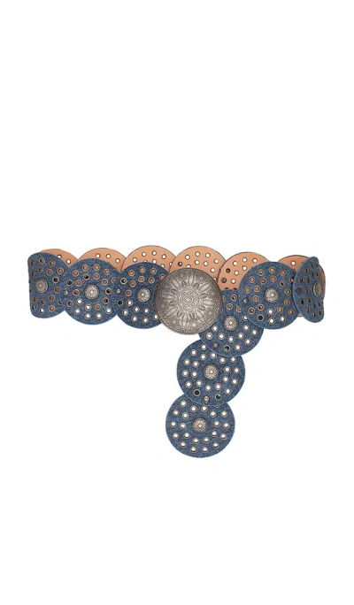 8 Other Reasons Montana Stallion Belt In Metallic Silver
