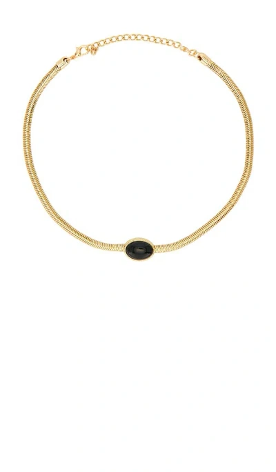 8 Other Reasons Necklace With Stone Detail In Gold