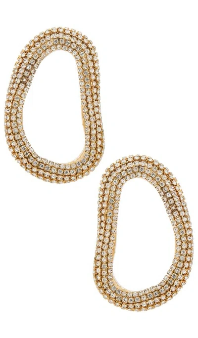 8 Other Reasons Oblique Stud Earrings In Gold