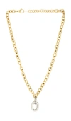 8 Other Reasons Palmer Pendant Chain Necklace In Metallic Gold