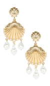 8 Other Reasons Pearl Shell Earrings In Metallic Gold