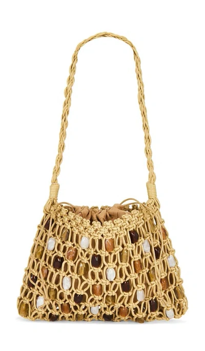 8 Other Reasons Raffia Shoulder Bag In Brown