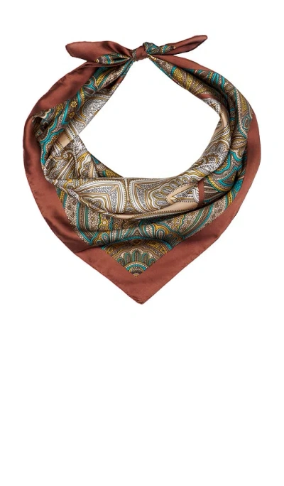8 Other Reasons Satin Scarf In Brown