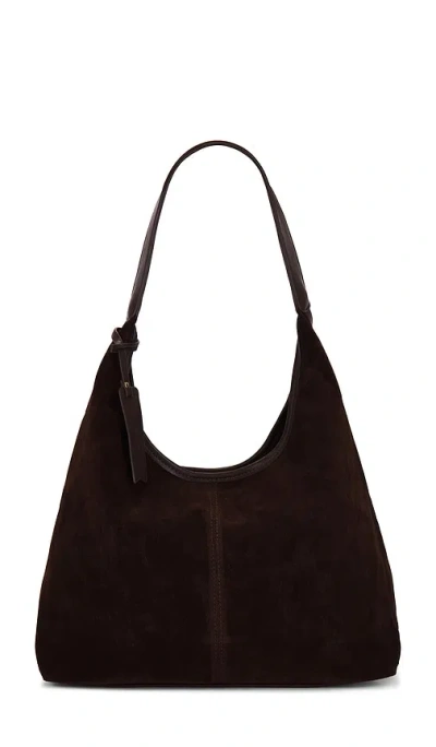8 Other Reasons Slouch Suede Bag In Chocolate