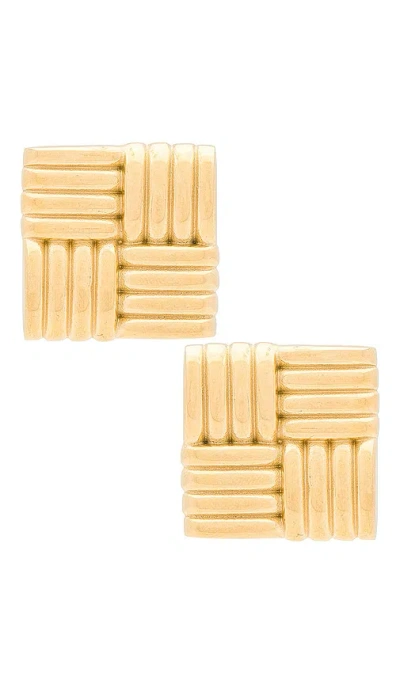 8 Other Reasons Square Earrings In 金色