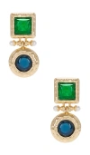 8 Other Reasons Statement Drop Earring In Metallic Gold