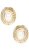 8 Other Reasons Stud Earrings In Metallic Gold
