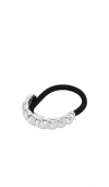 8 Other Reasons Swoop Hair Tie In Metallic Silver