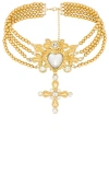 8 Other Reasons Throne Choker In Metallic Gold
