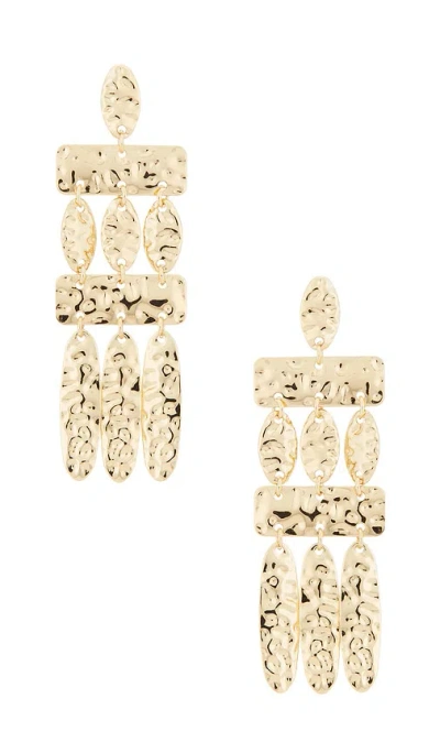 8 Other Reasons Tiered Drop Earrings In Gold