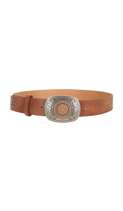 8 Other Reasons Vintage Inspired Leather Belt In Dark Cognac