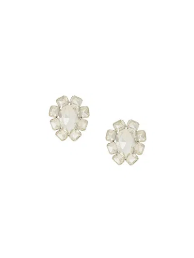 8 Other Reasons Women's Dolly Rhodium Plated & Crystal Stud Earrings In Neutral