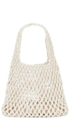 8 Other Reasons Woven Bag In White