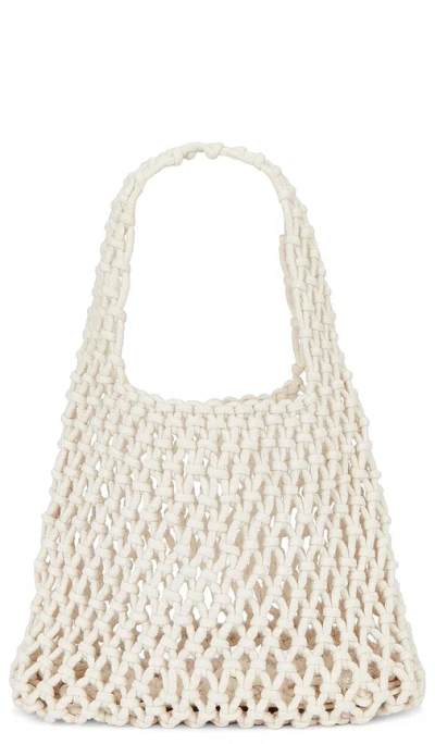 8 Other Reasons Woven Bag In White