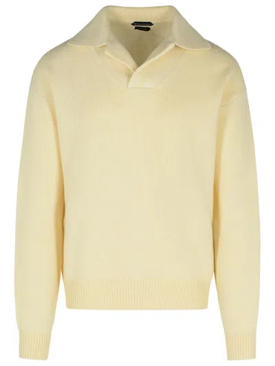800 Cream Cashmere Blend Sweater In Beige
