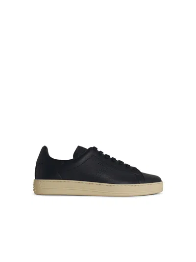 800 Tom Ford 'warkick' Black Leather Sneakers
