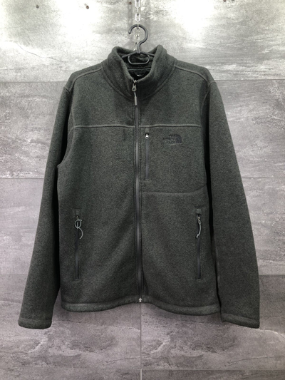 Pre-owned The North Face X Vintage Mens Jacket The North Face Gordon Lyons Full Zip Fleece Tnf In Grey