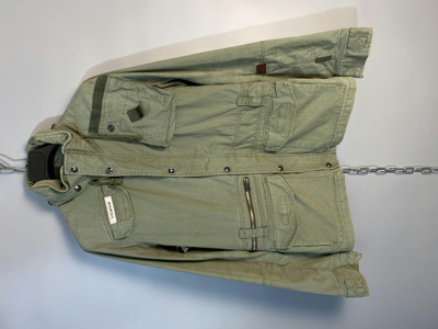 Pre-owned G-star Raw Multipocket Military Cargo Jacket In Khaki