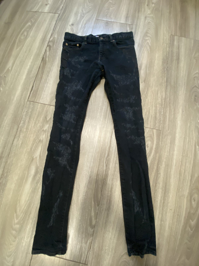 Pre-owned Saint Laurent Scab Denim In Navy