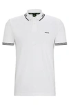 Hugo Boss Boss Paul Pro Slim Fit Performance Polo In Natural