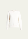 GOLDEN GOOSE JOURNEY CREWNECK CRYSTAL SWEATSHIRT