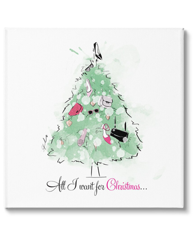 Stupell All I Want For Christmas Fashion By Alison Petrie Wall Art