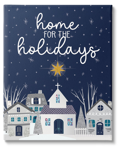 Stupell Home For The Holidays Night Sky By Linda Birtel Wall Art