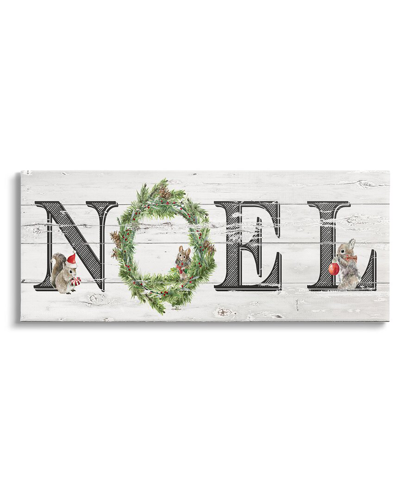 Stupell Woodland Animal Noel Sign By Livi Finn Wall Art