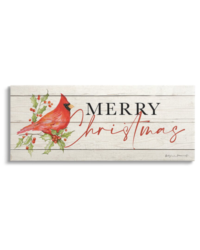 STUPELL MERRY CHRISTMAS HOLIDAY CARDINAL BY STEPHANIE WORKMAN MARROTT WALL ART