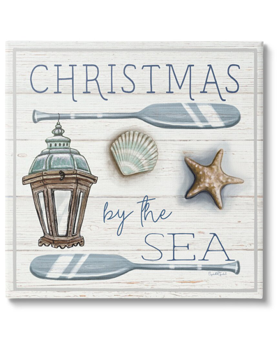 STUPELL CHRISTMAS BY THE SEA PHRASE BY ELIZABETH TYNDALL WALL ART