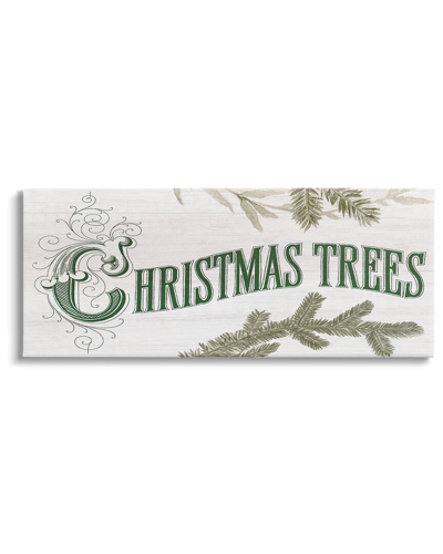 Stupell Christmas Trees Ornate Letters By Lil' Rue Wall Art