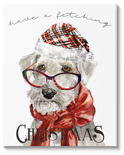 Stupell Have A Fetching Christmas Dog By Livi Finn Wall Art