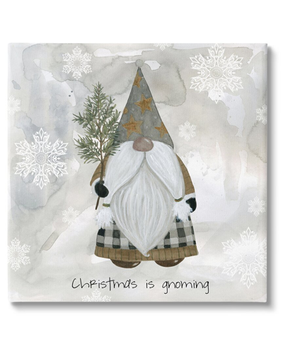 Stupell Christmas Is Gnoming Holiday Pattern By Livi Finn Wall Art