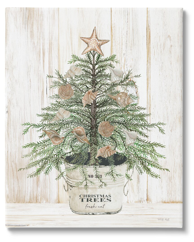 STUPELL RUSTIC SEASHELL CHRISTMAS TREE BY CINDY JACOBS WALL ART