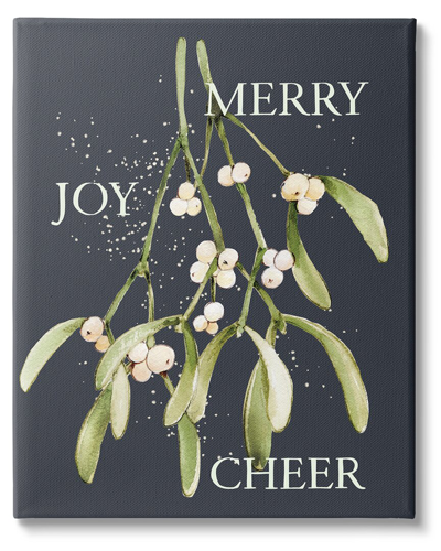 Stupell Merry Joy Cheer Holly Berries By Caverly Smith Wall Art