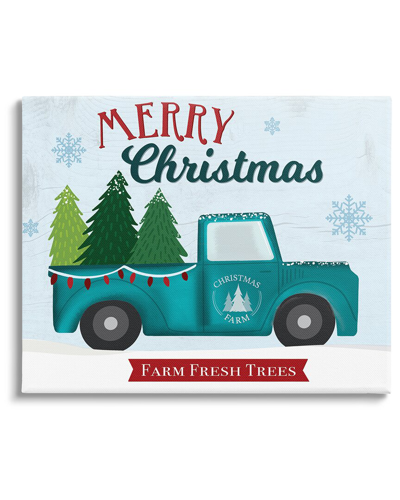 Stupell Merry Christmas Farm Fresh Trees Sign By Louise Allen Designs Wall Art