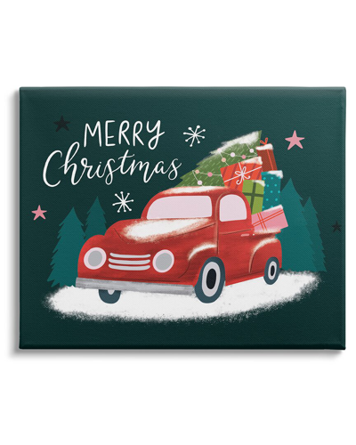 Stupell Merry Christmas Gifts Truckload By Louise Allen Designs Wall Art