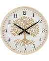 PEYTON LANE PEYTON LANE TREE WOODEN WALL CLOCK