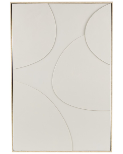 Peyton Lane Geometric Wooden Framed Wall Art In Neutral