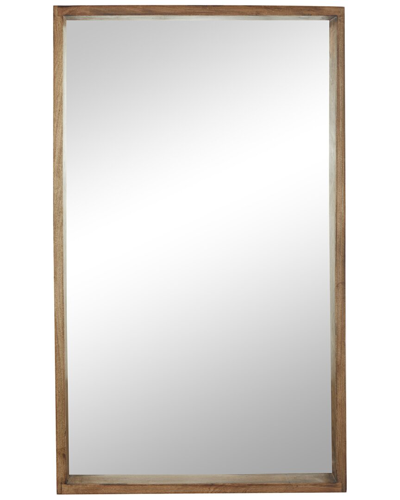 Peyton Lane Mango Wood Classic Wall Mirror In Brown